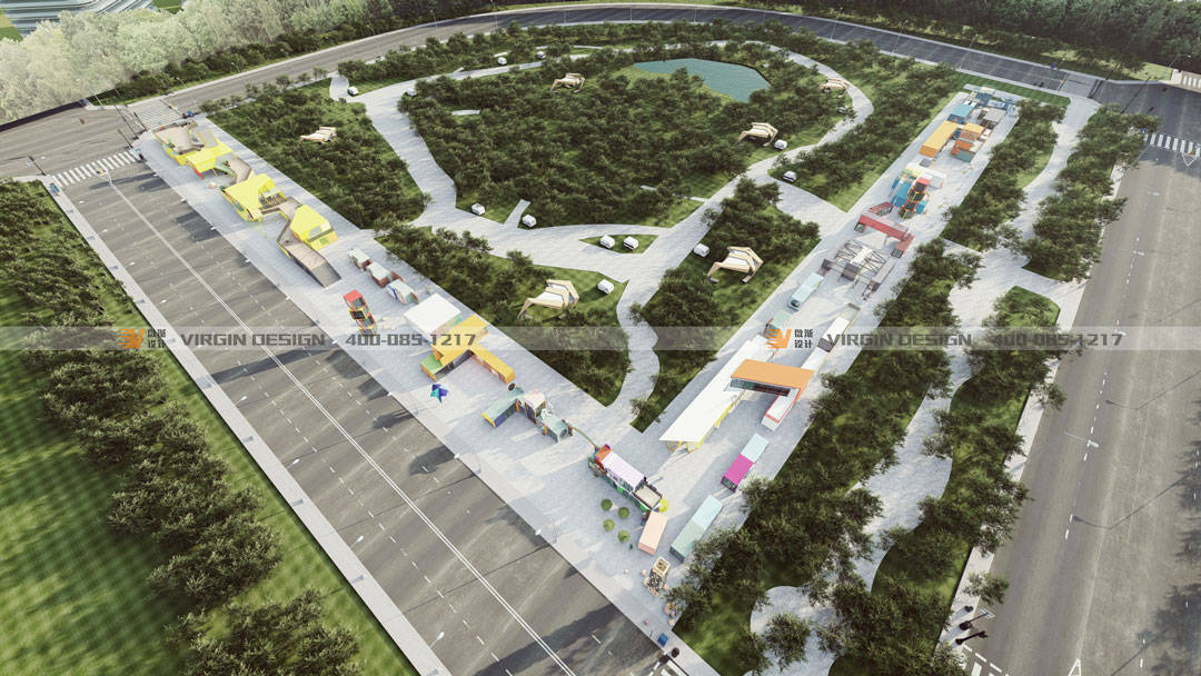 凯发K8官网登录地址陆地城市面貌焕新！独特建筑崭新亮相集装箱商业街打造城市新地标